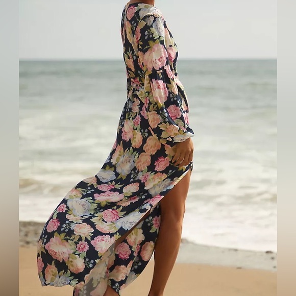 Maaji Floral Aubree Kimono Dress Cover Up - Picture 5 of 7